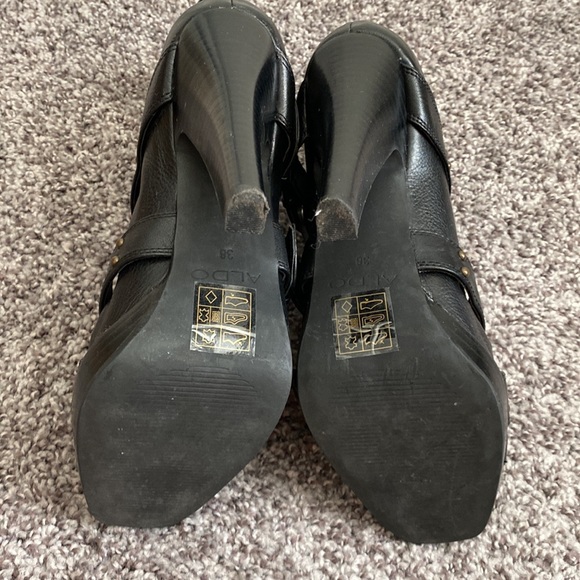 Aldo Peep Toe Booties size 38 - Picture 4 of 6